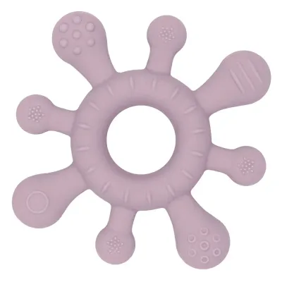 Living Textiles Playground Silicone Splash Teether - Dusty Mauve