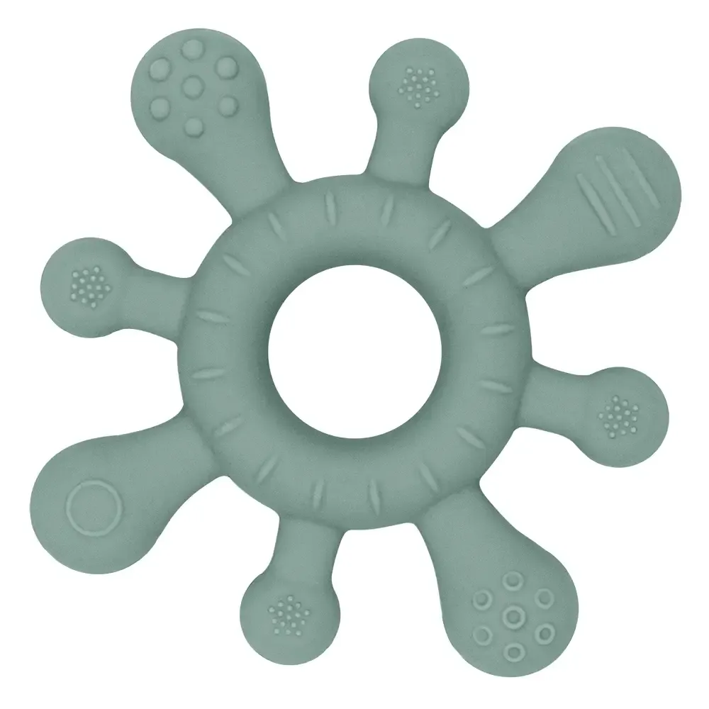 Living Textiles Playground Silicone Splash Teether - Sage