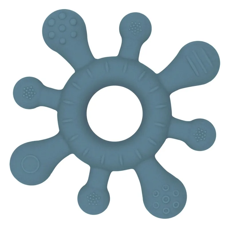 Living Textiles Playground Silicone Splash Teether - Steel Blue