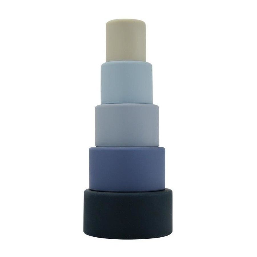 Living Textiles Playground Silicone Nesting Blocks Blue