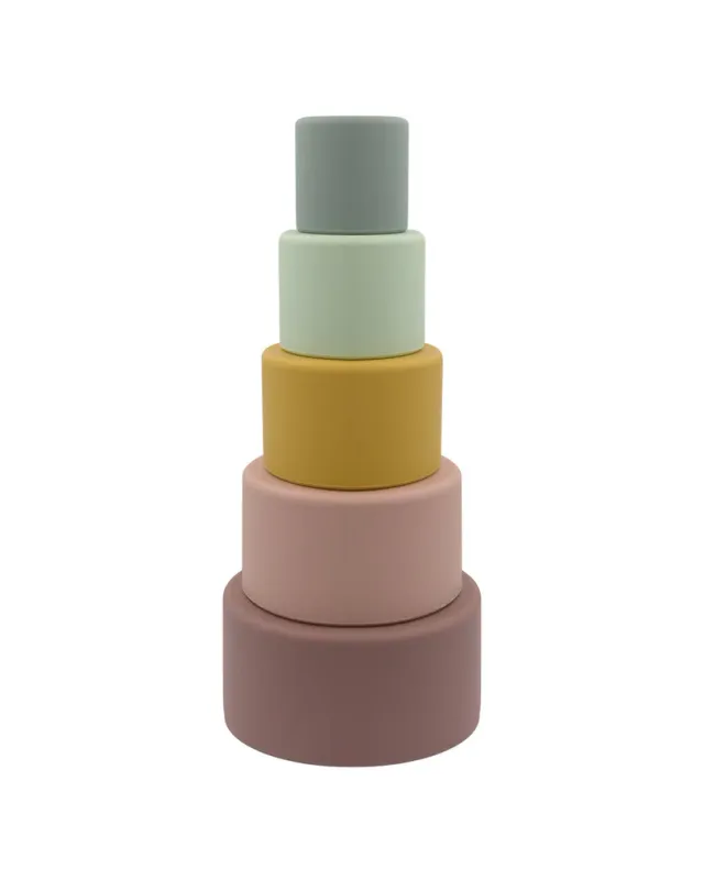 Living Textiles Playground Silicone Nesting Blocks Multi