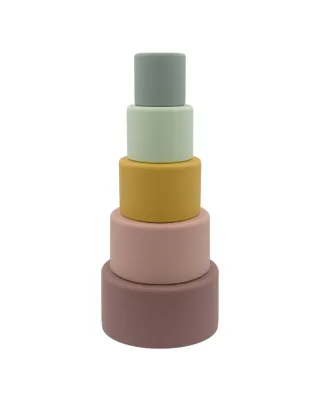 Living Textiles Playground Silicone Nesting Blocks Multi