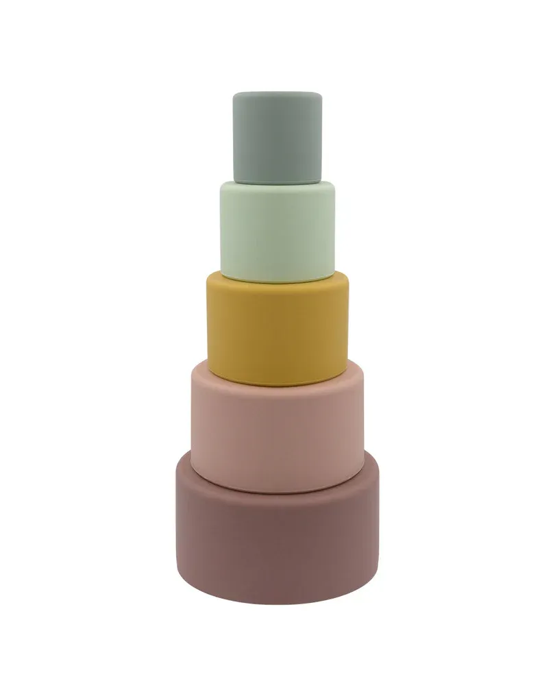Living Textiles Playground Silicone Nesting Blocks Multi