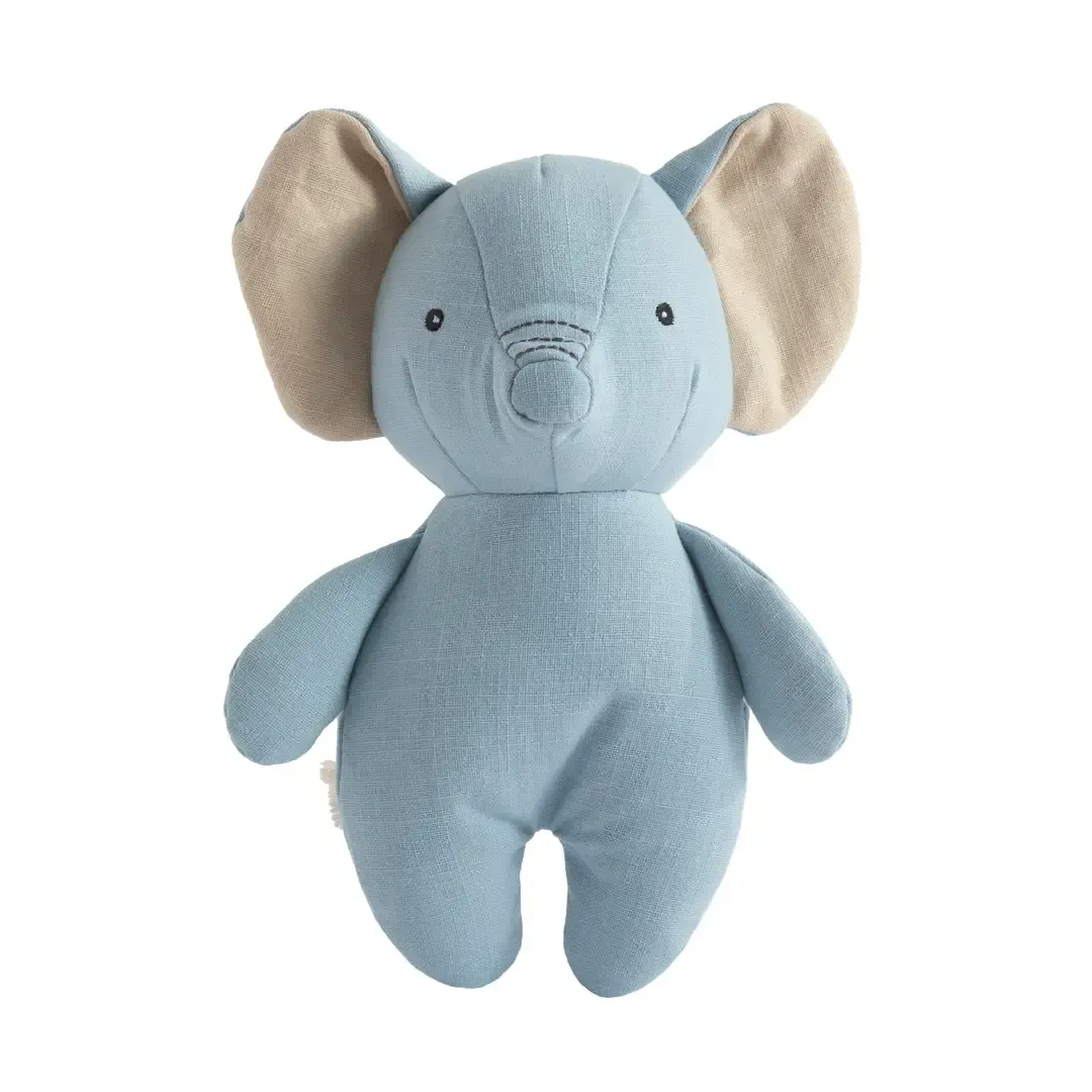 Living Textiles Linen Animal - Eddie the Elephant - Small