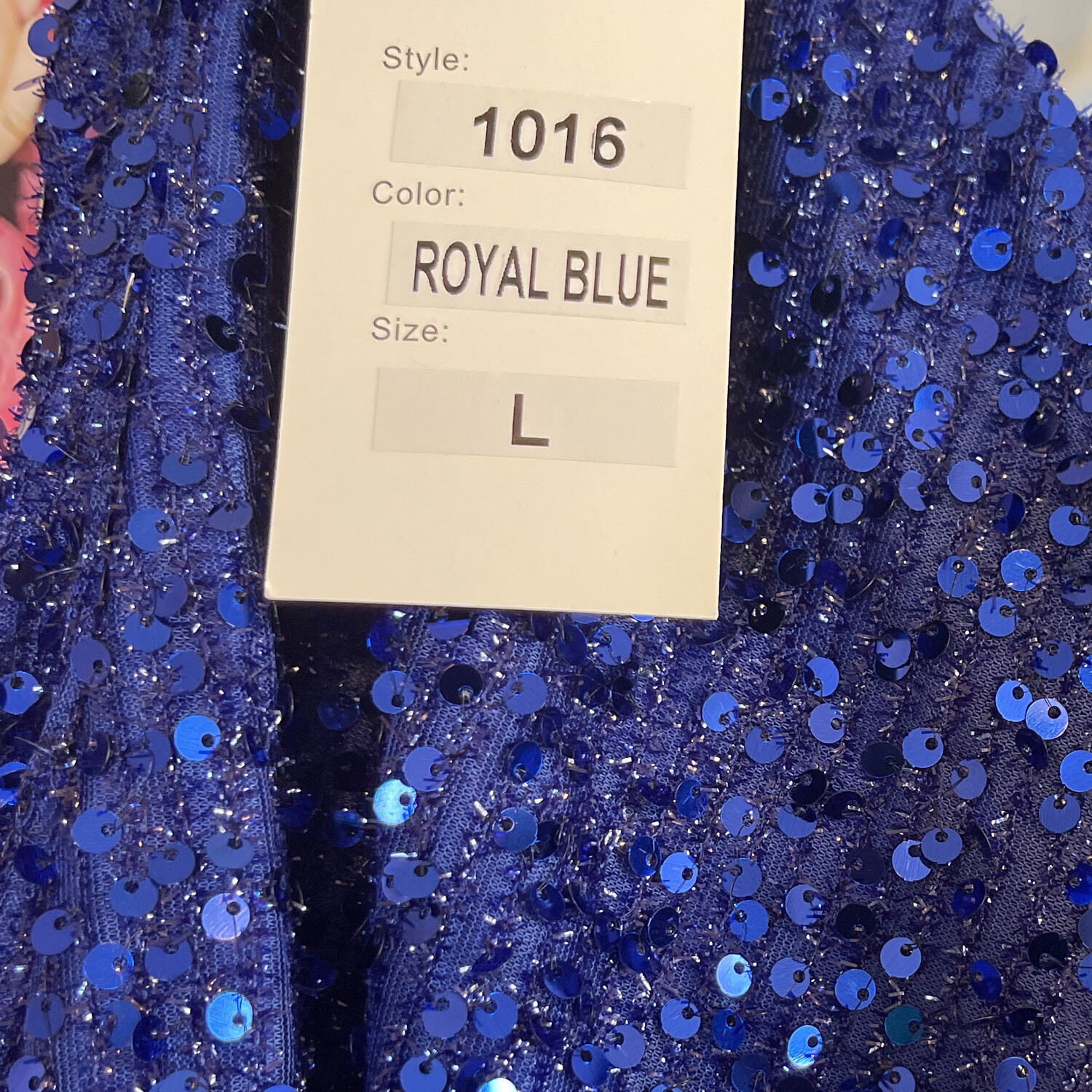 Style 1016 - Royal Blue - Size Large