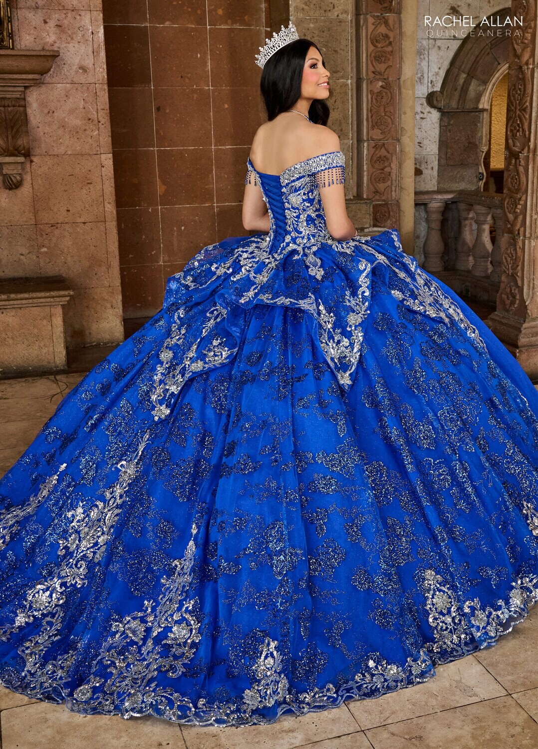 SB3128  SAGE TULLE, GLITTER TULLE, APPLIQUE, BEADING