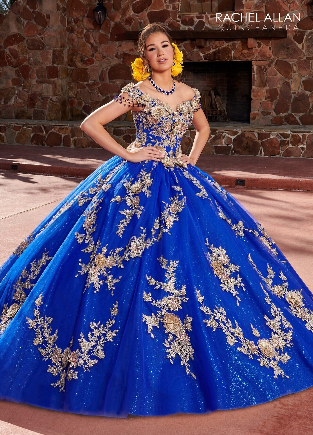 SQ3117 TULLE, GLITTER TULLE, EMBROIDERY, 3D FLOWERS, BEADING Available In: BLACK SILVER, RED GOLD, ROYAL GOLD