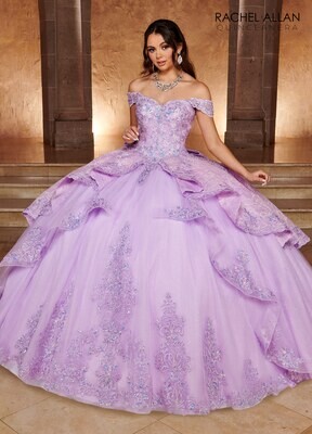 ​RQ3105 LACE, GLITTER TULLE, SEQUIN EMBROIDERY, BEADING Available In LILAC, YELLOW