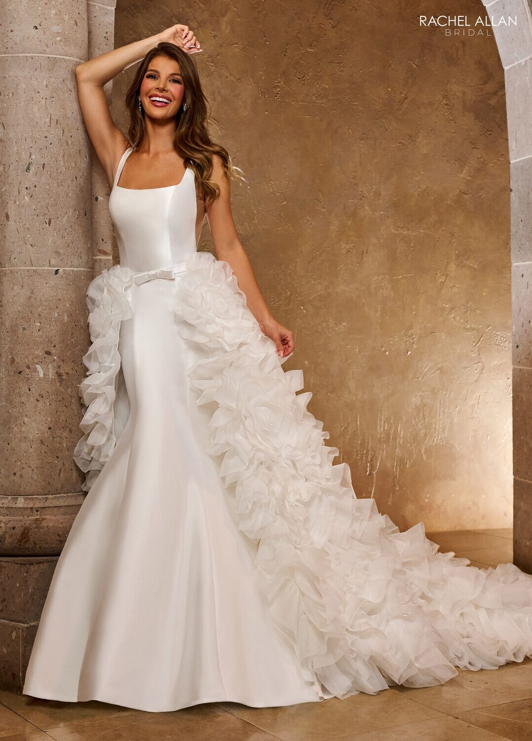 ​RB5035 MIKADO, ORGANZA Available In IVORY, WHITE