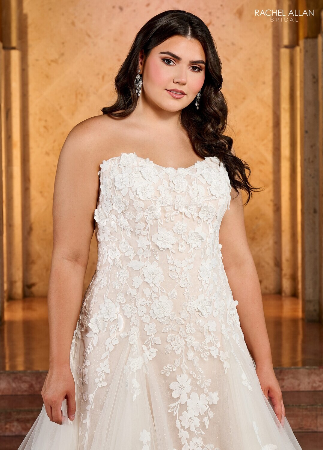 ​RB5042 TULLE, GLITTER TULLE, APPLIQUE, BEADING Available In: IVORY, IVORY CHAMPAGNE, WHITE
