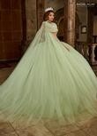 ​RQ1130 TULLE, GLITTER TULLE, BEADING Available In: BRIGHT PINK, CORAL, LILAC LIGHT BLUE, SAGE