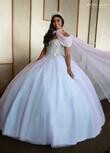 ​RQ1130 TULLE, GLITTER TULLE, BEADING Available In: BRIGHT PINK, CORAL, LILAC LIGHT BLUE, SAGE