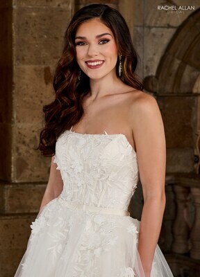 RB5053 TULLE, SEQUIN TULLE, EMBROIDERY, Available In: IVORY, IVORY BLUSH MULTI