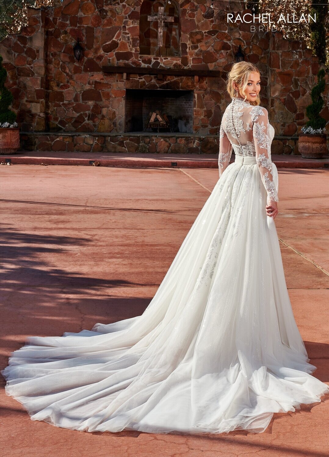 RB5026 TULLE, LACE, APPLIQUE, BEADING Available In: IVORY, WHITE
