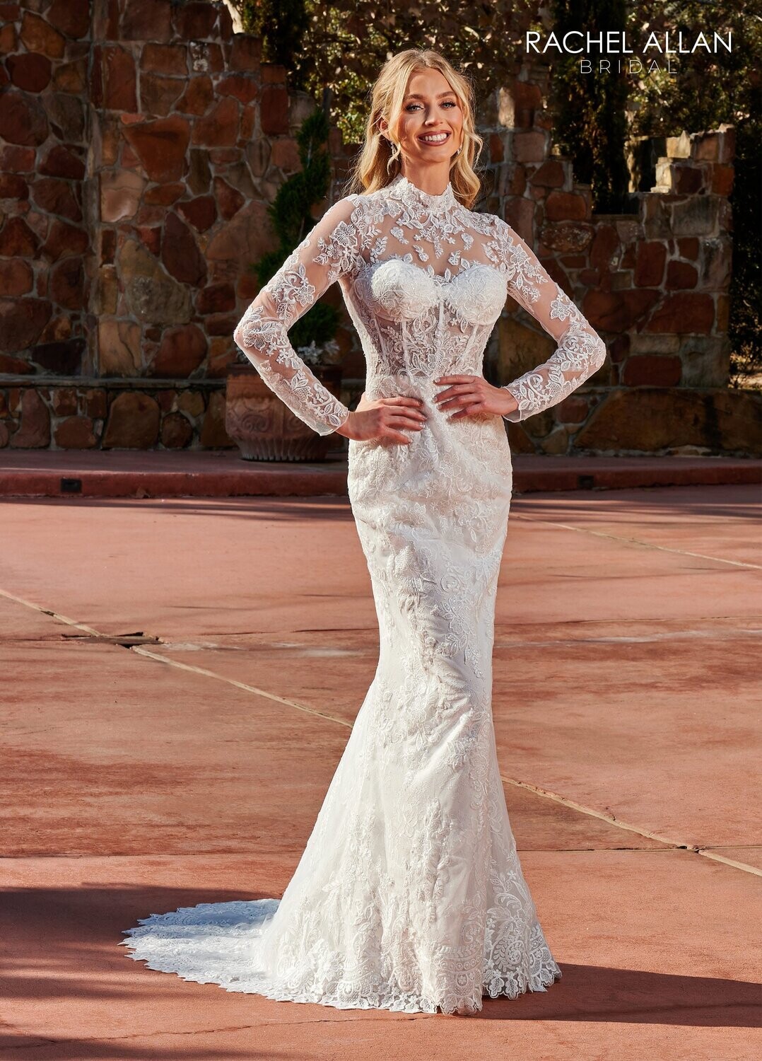 RB5026 TULLE, LACE, APPLIQUE, BEADING Available In: IVORY, WHITE