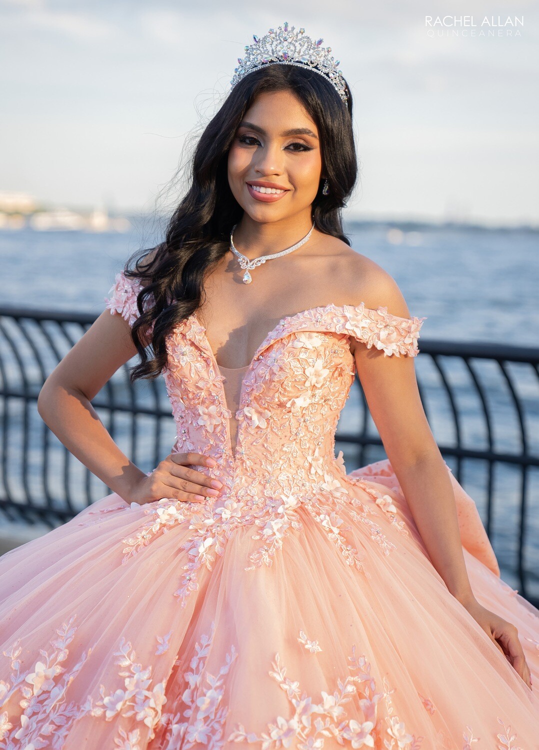 ​RQ1134 Fabric: TULLE, GLITTER TULLE, APPLIQUE, BEADING, 3D FLOWERS Available In: BLUSH, LILAC, SAGE