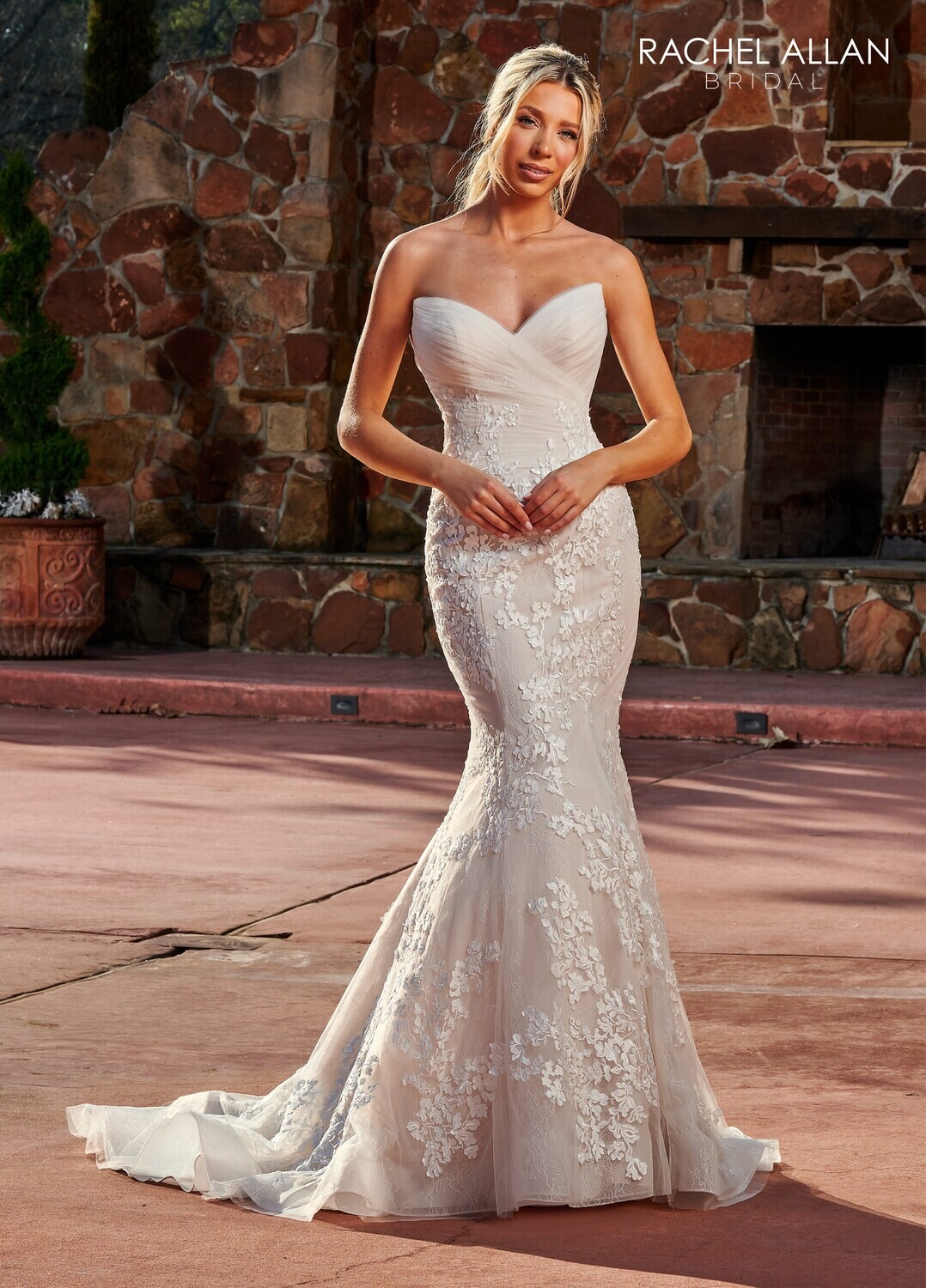 ​RB5029 TULLE, LACE, APPLIQUE, 3D FLOWERS, SATIN Available In: IVORY, IVORY CHAMPAGNE, WHITE