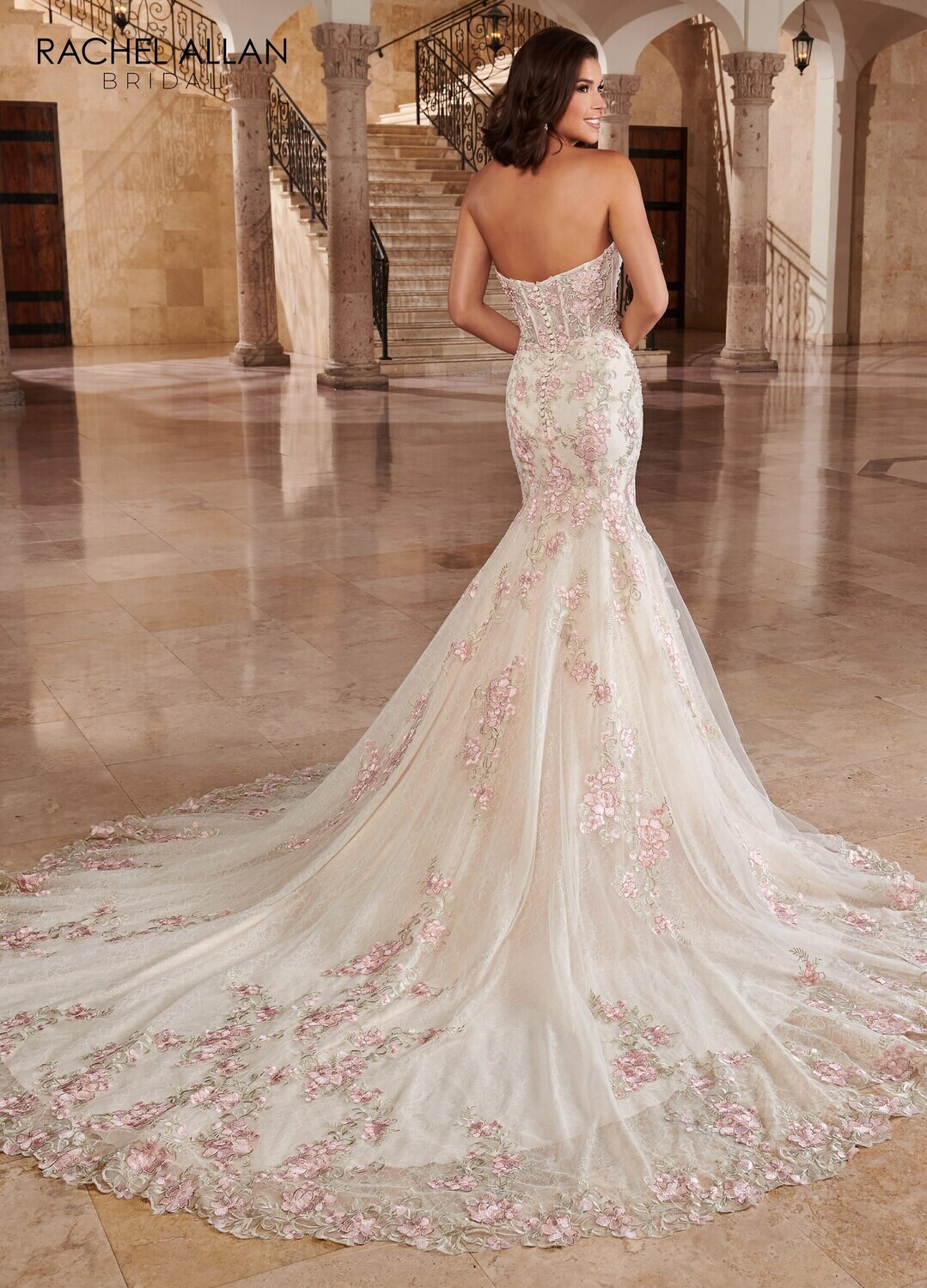 ​RB5000 TULLE, LACE, APPLIQUE, BEADING Available In: IVORY, IVORY CHAMPAGNE MULTI, WHITE