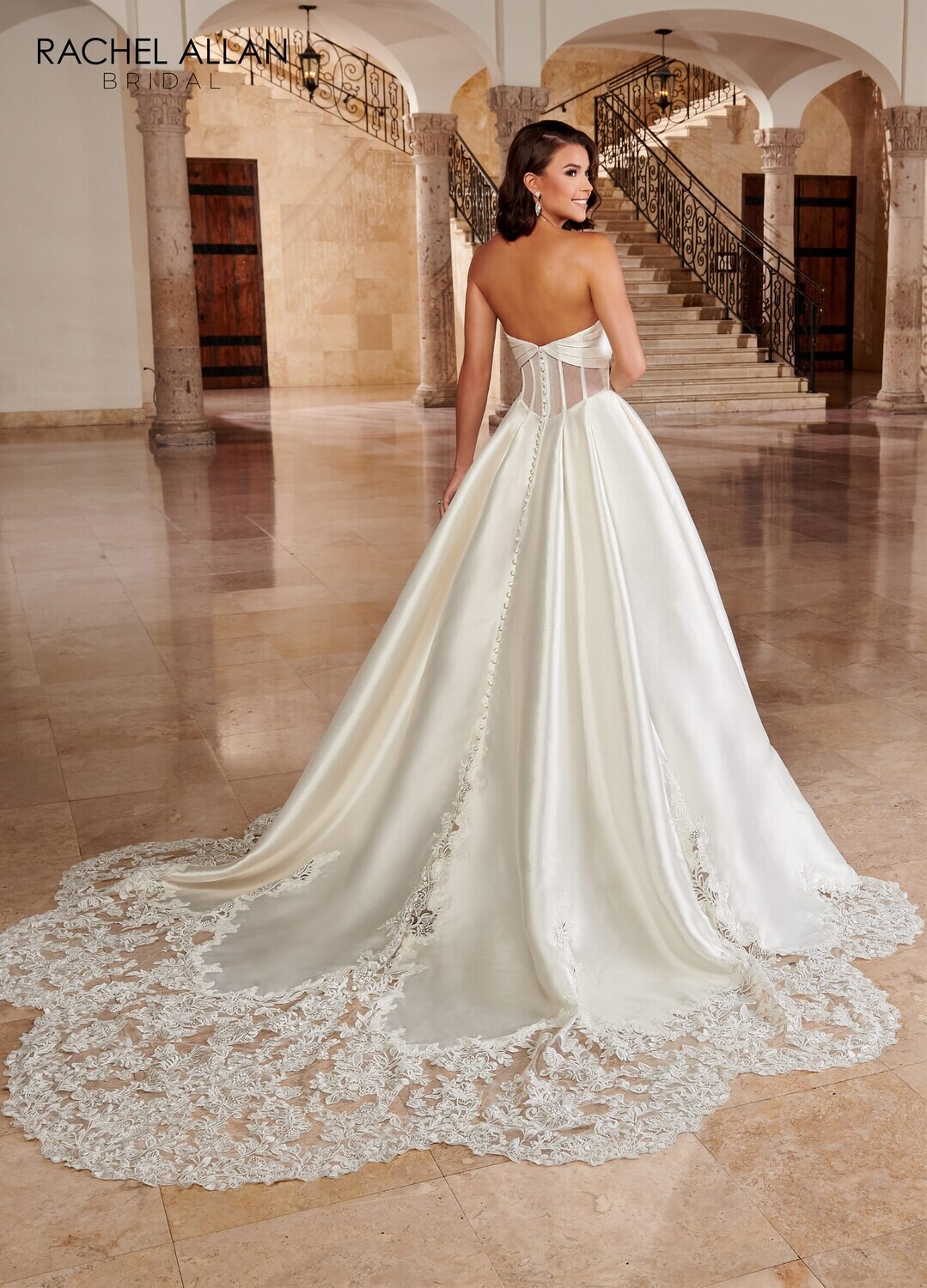 ​RB5002 MIKADO, TULLE, APPLIQUE, SEQUIN BEADING Available In: IVORY, WHITE