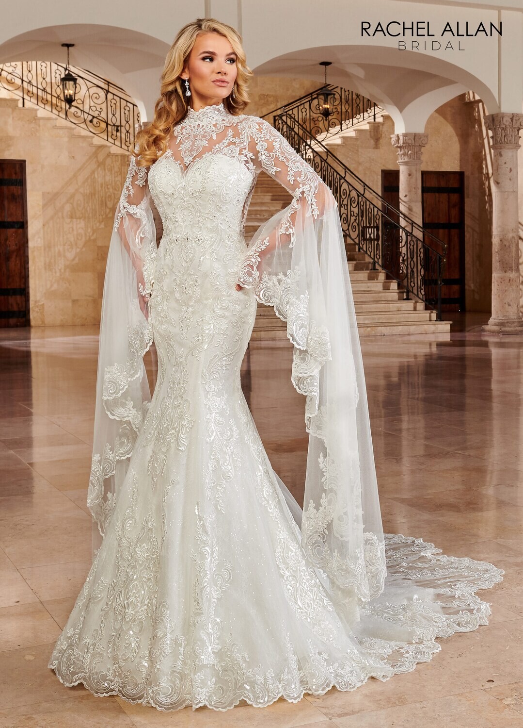 ​RB5003 TULLE, LACE, APPLIQUE, BEADING Available In: IVORY, WHITE