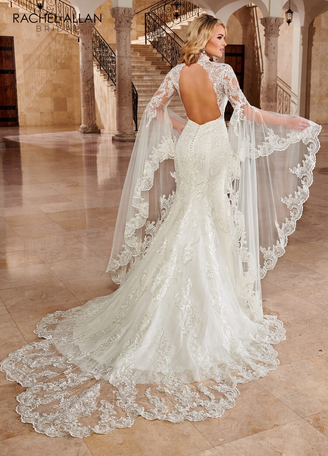 ​RB5003 TULLE, LACE, APPLIQUE, BEADING Available In: IVORY, WHITE