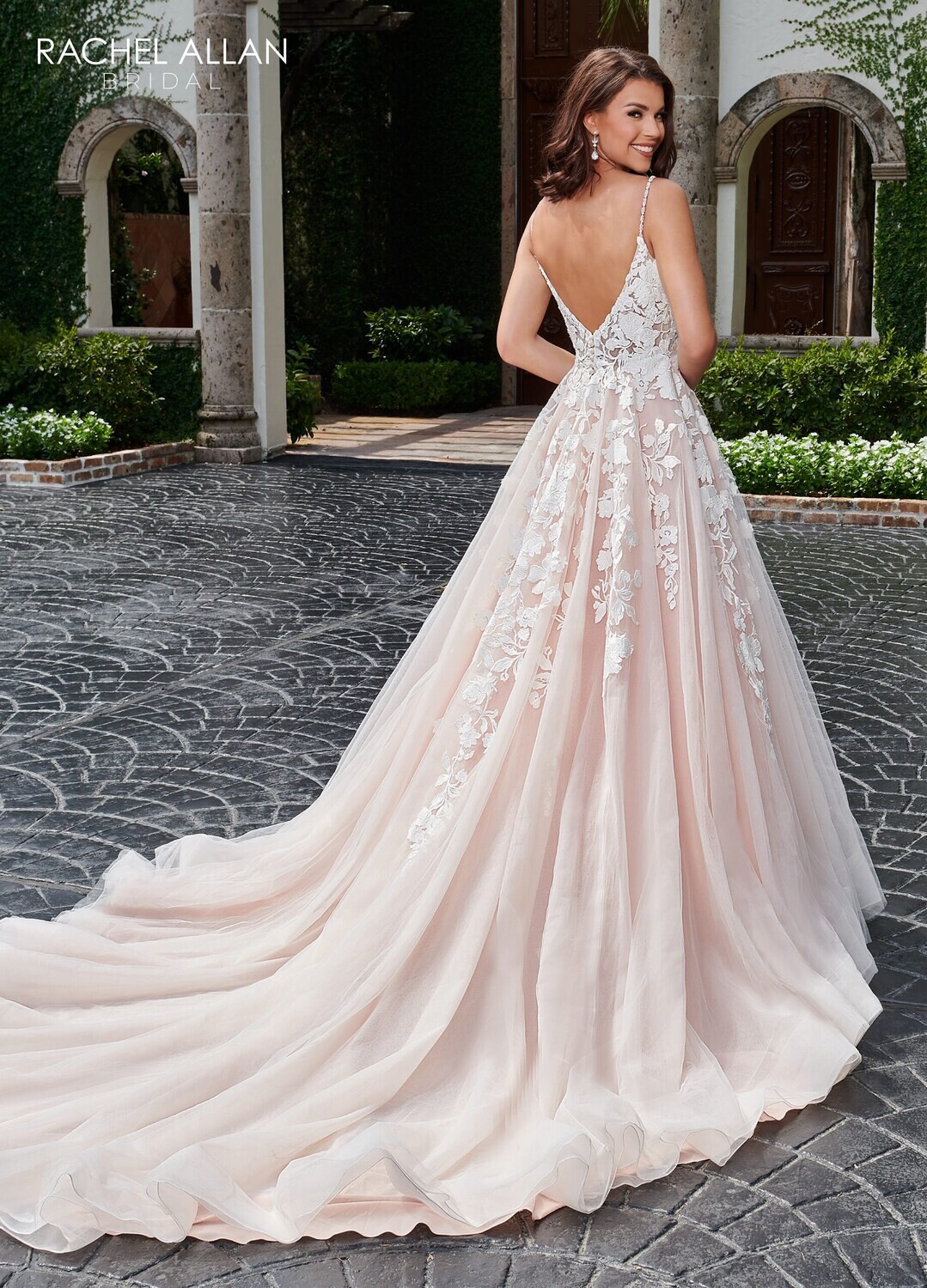​RB5012 TULLE, APPLIQUE, BEADING Available In: IVORY, IVORY BLUSH, WHITE