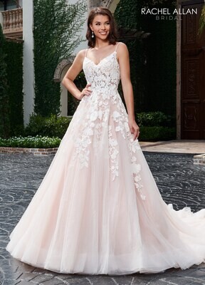 ​RB5012 TULLE, APPLIQUE, BEADING Available In: IVORY, IVORY BLUSH, WHITE