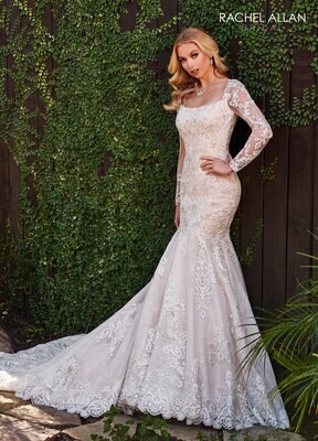 ​RB5016 TULLE, GLITTERED LACE, APPLIQUE, BEADING Available In: IVORY, IVORY NUDE, WHITE