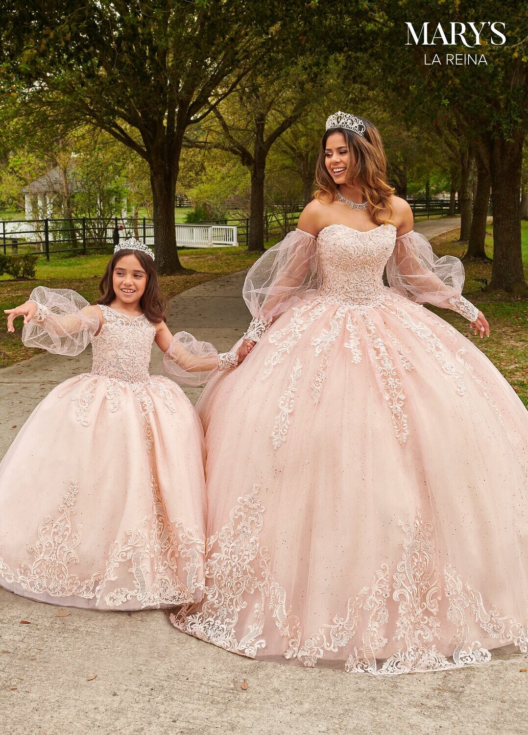 MQ4035 	Tulle, Glitter Tulle, Applique, Beading Available In: 	Blush, Light Blue