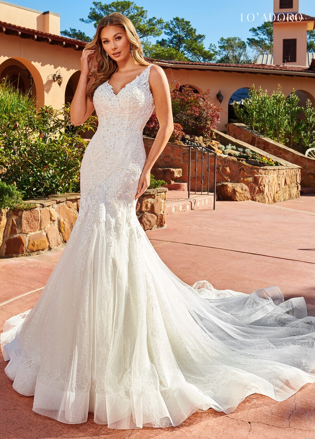 ​M819 MIKADO, TULLE, GLITTER TULLE, APPLIQUE, 3D FLOWERS Available In: IVORY, WHITE