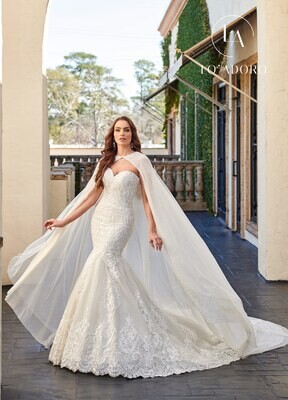 ​M781 Tulle, Applique, Glitter Tulle, Beading Available In: Ivory