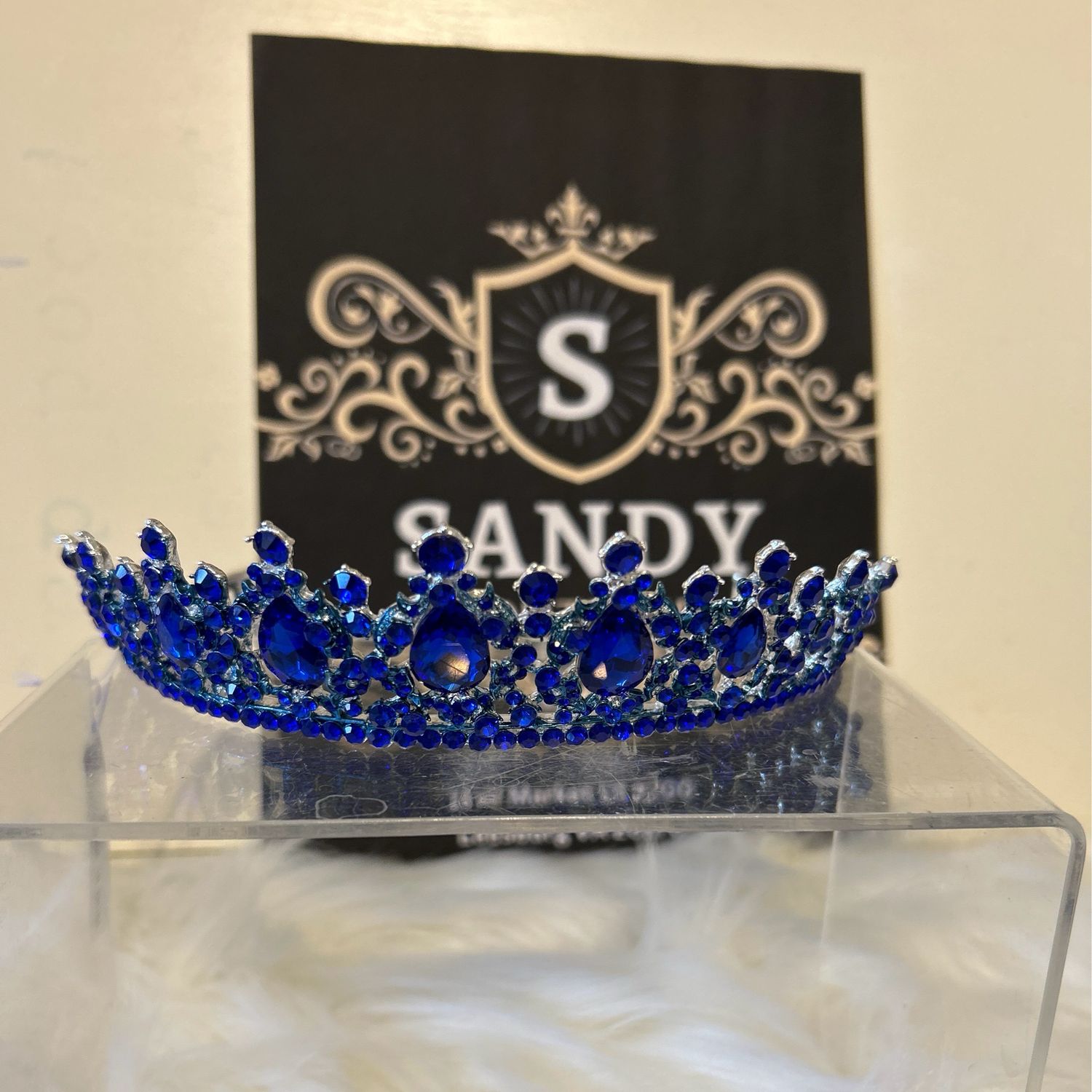 Blue tiara