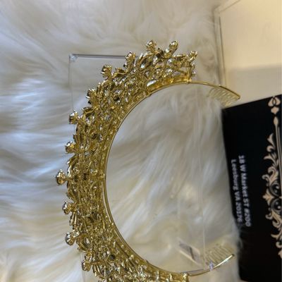 Gold tiara 