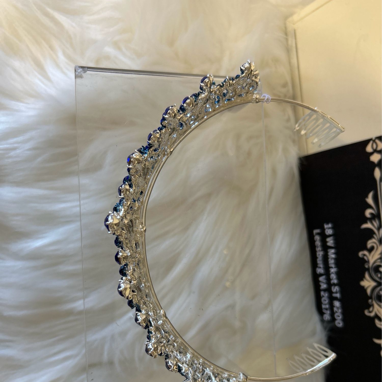 Blue tiara