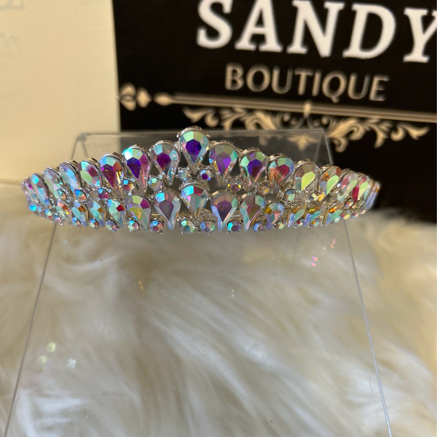 Silver tiara 