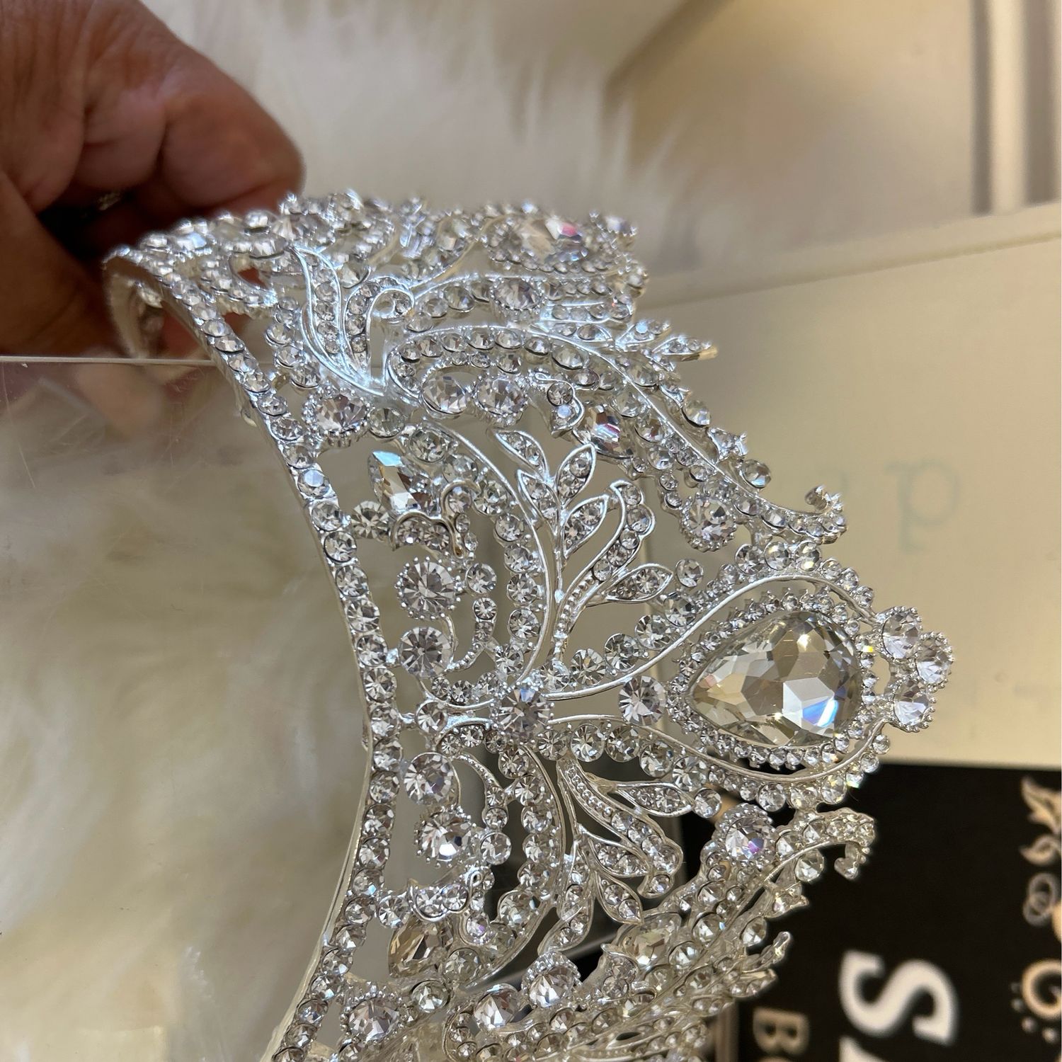 Silver tiara 
