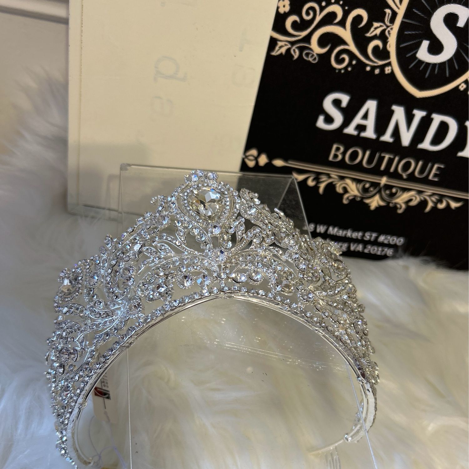Silver tiara 