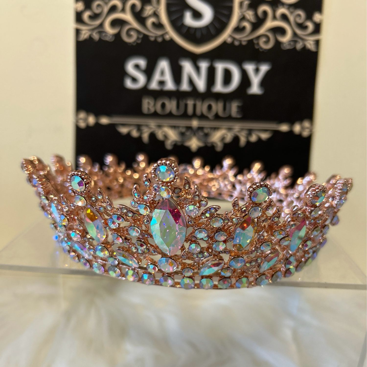 Gold rose crown 
