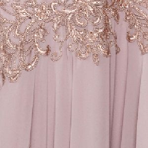 Dancing Queen 4445 - Short Sleeve Applique Prom Dress