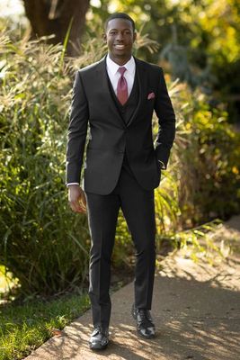 BLACK PERFORMANCE WEDDING SUIT MICHAEL KORS | STYLE 421