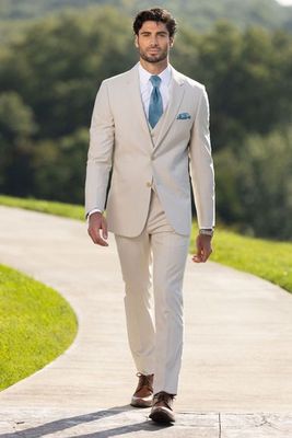 TAN PERFORMANCE WEDDING SUIT MICHAEL KORS | STYLE 272