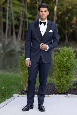 NAVY PERFORMANCE STRETCH TUXEDO MICHAEL KORS | STYLE 311