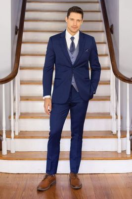 BLUE PERFORMANCE WEDDING SUIT MICHAEL KORS | STYLE 302