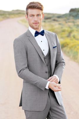 HEATHER GREY CLAYTON SUIT ALLURE MEN | STYLE 262