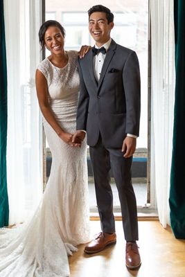 STEEL GREY STERLING WEDDING SUIT MICHAEL KORS | STYLE 392