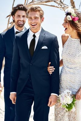 NAVY STERLING WEDDING SUIT MICHAEL KORS | STYLE 372