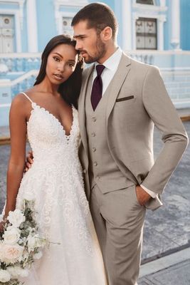SAND BRUNSWICK SUIT ALLURE MEN | STYLE 202