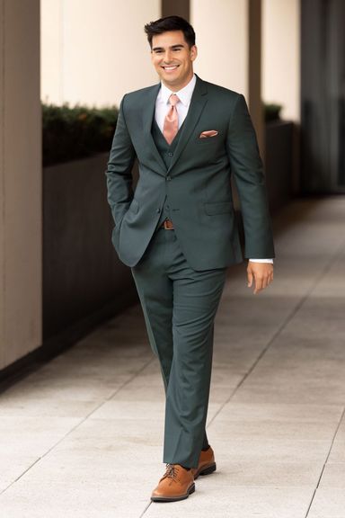 HUNTER GREEN LUKA SUIT IKE BEHAR | STYLE 222