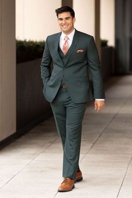 HUNTER GREEN LUKA SUIT IKE BEHAR | STYLE 222