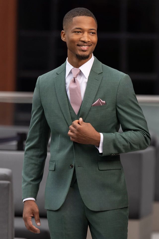 FOREST GREEN STRETCH SUIT COUTURE 1910 | STYLE FO